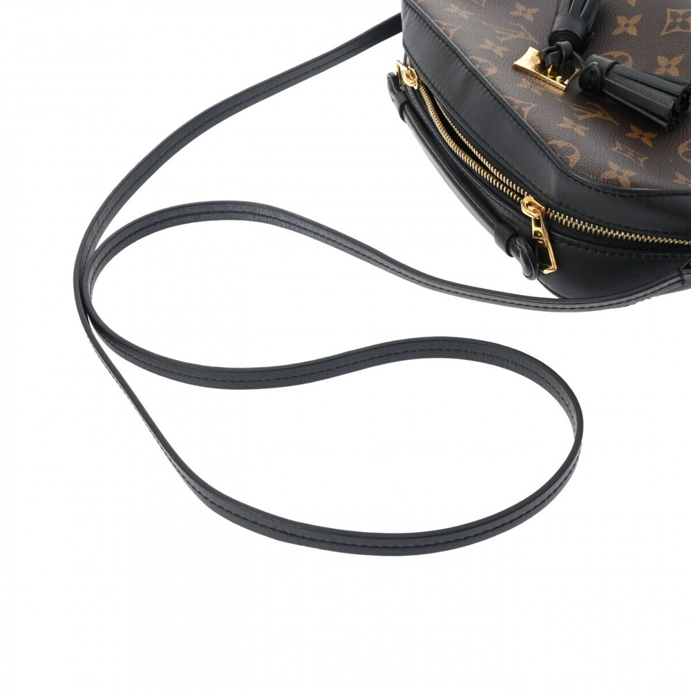 Louis Vuitton Saintonge Black Noir Canvas Monogram Shoulder Bag - Picture 3 of 11